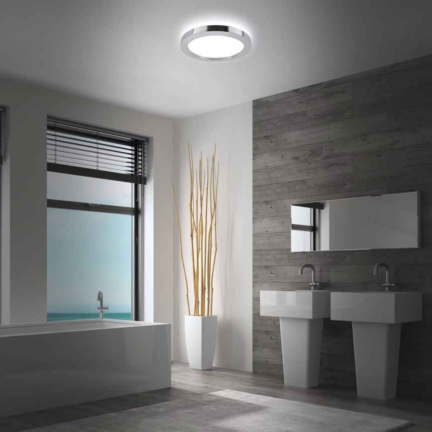 Briloner 3673-018 - Φωτιστικό οροφής μπάνιου LED SPLASH LED/28W/230V διάμετρος 41 cm