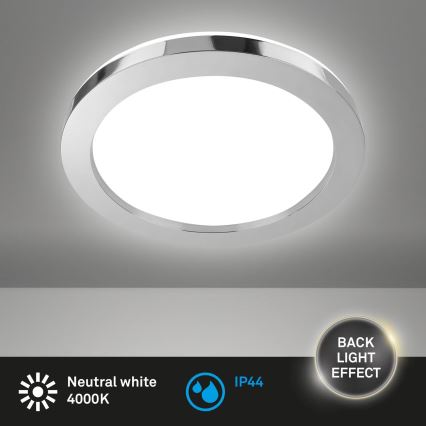 Briloner 3673-018 - Φωτιστικό οροφής μπάνιου LED SPLASH LED/28W/230V διάμετρος 41 cm