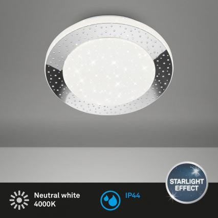 Briloner 3693-018 - Φωτιστικό οροφής μπάνιου LED LED/15W/230V IP44 4000K διάμετρος 28 cm