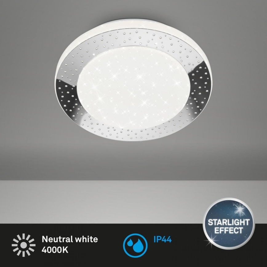 Briloner 3693-018 - Φωτιστικό οροφής μπάνιου LED LED/15W/230V IP44 4000K διάμετρος 28 cm