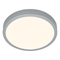 Briloner 3700-014 - Φωτιστικό οροφής LED RUNA LED/16W/230V 3000K διάμετρος 28 cm ασημί