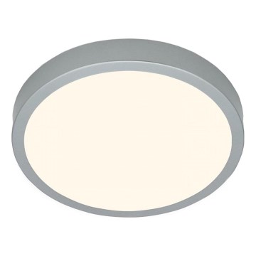 Briloner 3700-014 - Φωτιστικό οροφής LED RUNA LED/16W/230V 3000K διάμετρος 28 cm ασημί