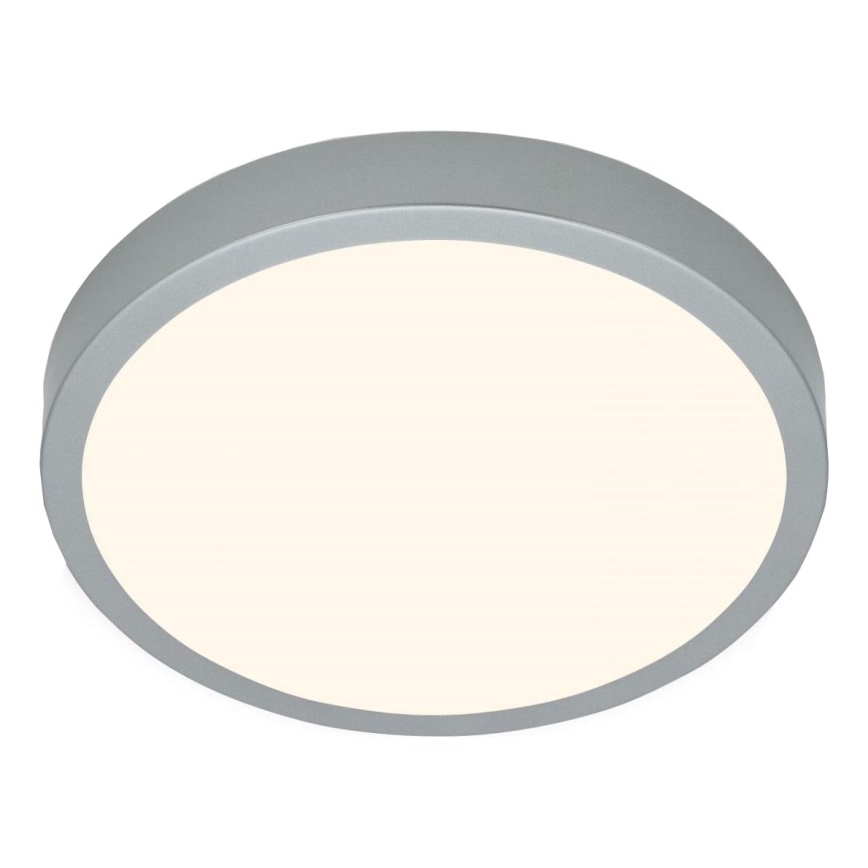 Briloner 3703-014 - Φωτιστικό οροφής LED RUNA LED/24W/230V 3000K διάμετρος 38 cm ασημί