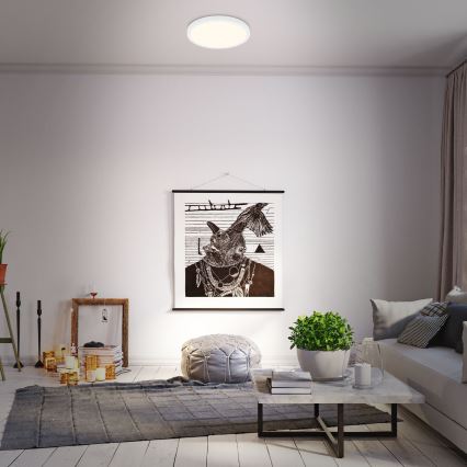 Briloner 3704-016 - LED Dimmable φωτιστικό οροφής RUNA LED/22W/230V 2700-6500K λευκό + τηλεχειριστήριο