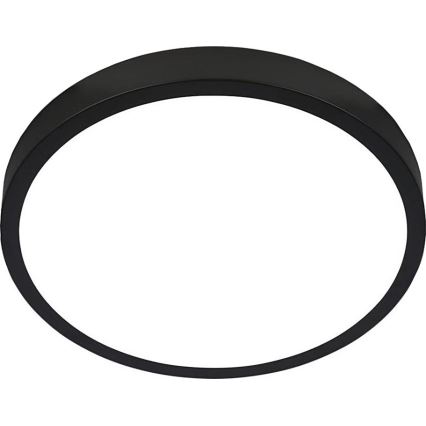 Briloner 3709-015 - LED RGBW Dimmable φωτιστικό οροφής LED/22W/230V 4000K διάμετρος 38 cm μαύρο + τηλεχειριστήριο