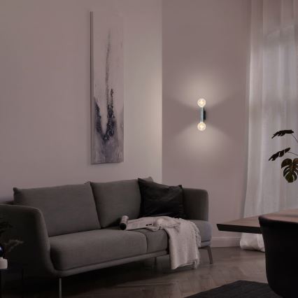 Briloner 3710-024 - Επιτοίχιο φωτιστικό ρετρό 2xE27/10W/230V