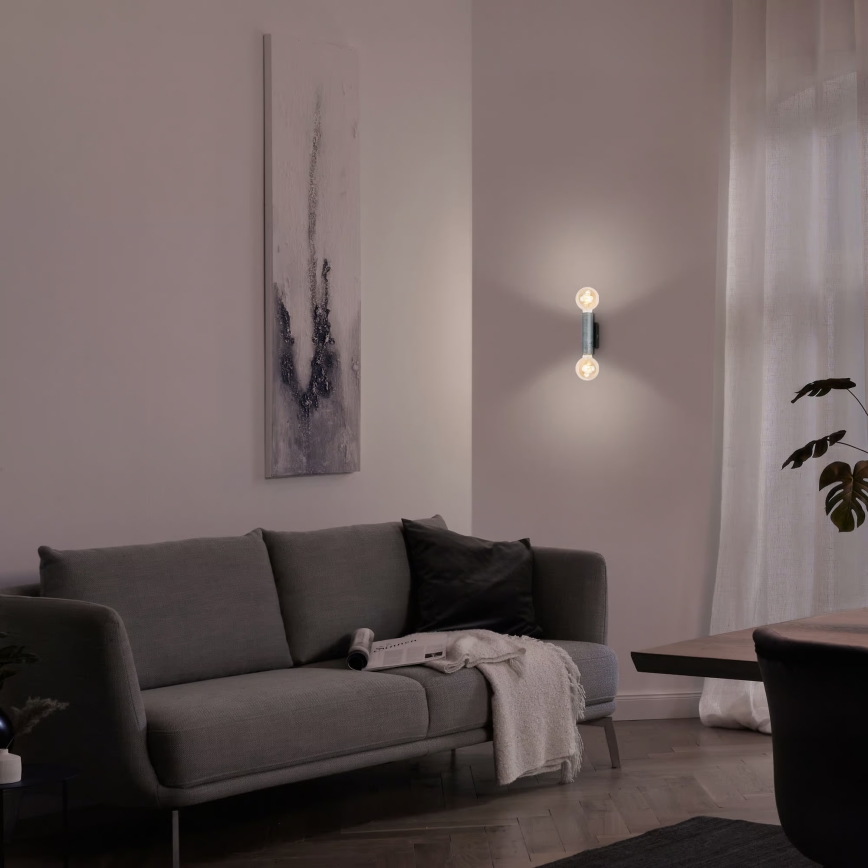 Briloner 3710-024 - Επιτοίχιο φωτιστικό ρετρό 2xE27/10W/230V