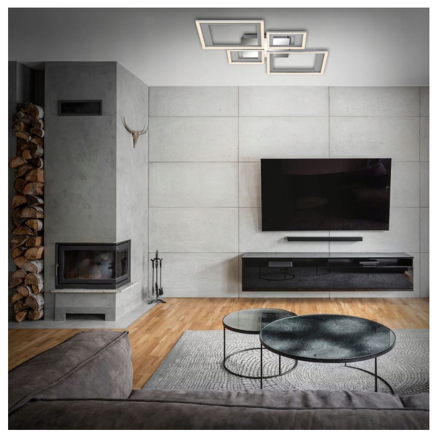 Briloner 3727-019 - LED Dimmable φωτιστικό οροφής FRAME LED/38W/230V