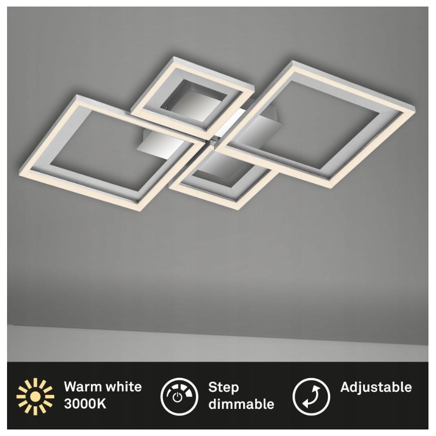 Briloner 3727-019 - LED Dimmable φωτιστικό οροφής FRAME LED/38W/230V