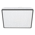 Briloner 3748-415 - LED φωτιστικό οροφής STAR SKY LED/15W/230V 27x27 cm μαύρο