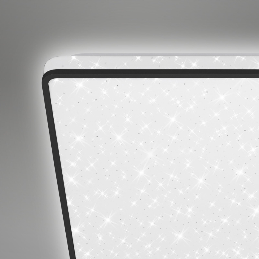 Briloner 3748-415 - LED φωτιστικό οροφής STAR SKY LED/15W/230V 27x27 cm μαύρο