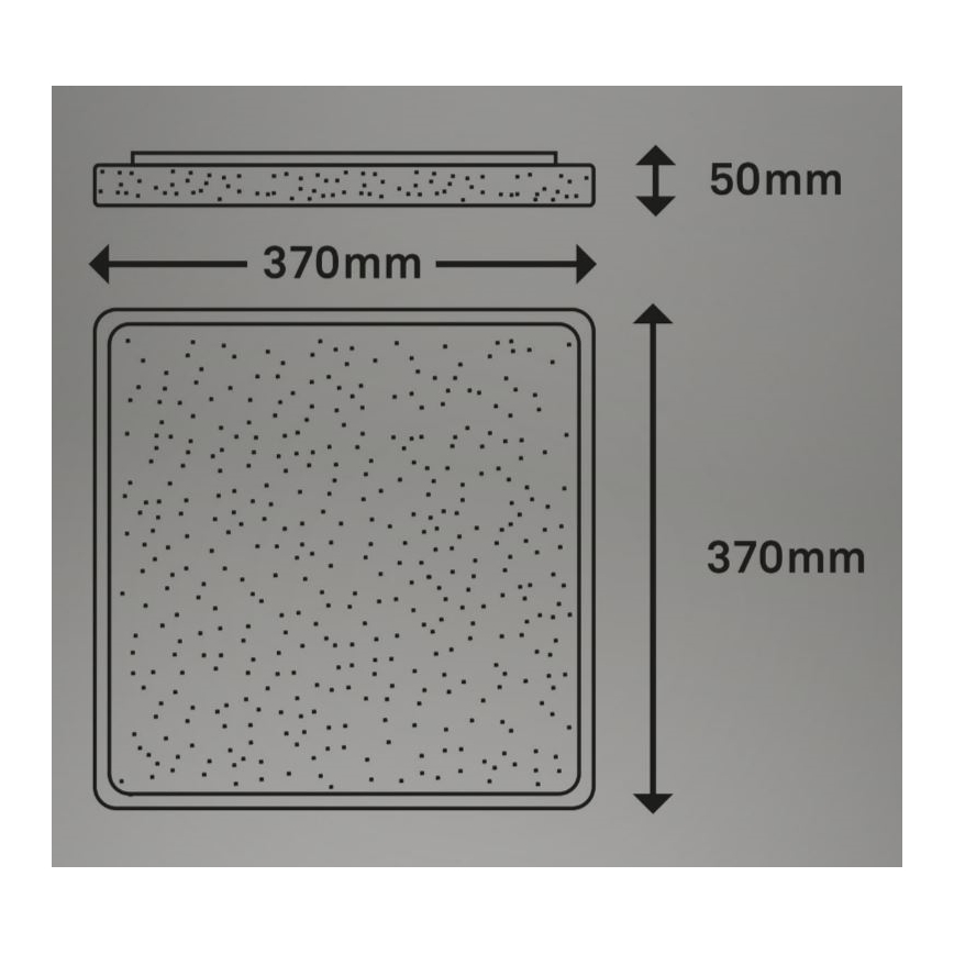 Briloner 3749-414 - Φωτιστικό οροφής LED LINO LED/24W/230V ματ χρώμιο