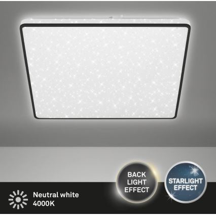 Briloner 3749-415 - Φωτιστικό οροφής LED LINO LED/24W/230V μαύρο