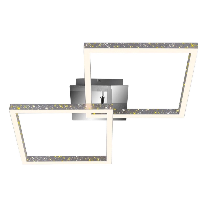 Briloner 3751-019 - LED Dimmable φωτιστικό οροφής FRAME LED/20W/230V γυαλιστερό χρώμιο
