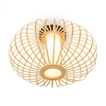 Briloner 3759011 - Φωτιστικό οροφής 1xE27/10W/230V διάμετρος 40 cm μπαμπού