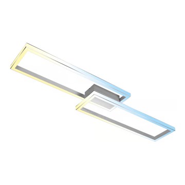 Briloner 3761019 - Ρυθμιζόμενο φωτιστικό οροφής LED/45W/230V 2700-6500K ματ χρώμιο + τηλεχειριστήριο