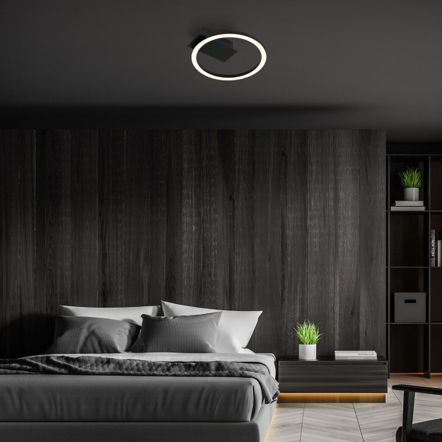 Briloner 3778-015 - Φωτιστικό οροφής LED FRAME LED/5W/230V Ø 20 cm μαύρο