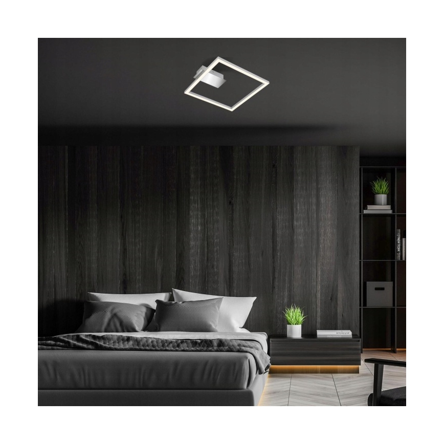 Briloner 3780-014 - Φωτιστικό οροφής LED FRAME LED/14W/230V 26,5x25 cm ματ χρώμιο
