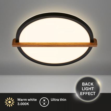 Briloner 3844015 - Φωτιστικό οροφής LED, 18W/230V, διάμετρος 31,5 εκ.