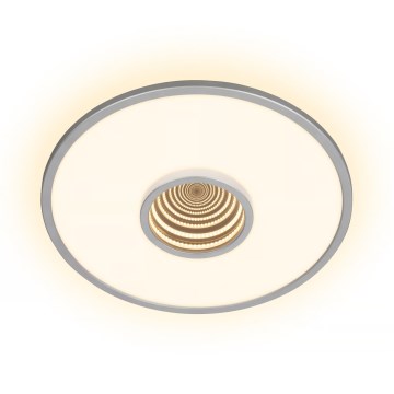 Briloner 3847014 - Φωτιστικό οροφής LED TORO/18W/230V Ø 42 εκ. ματ χρώμιο