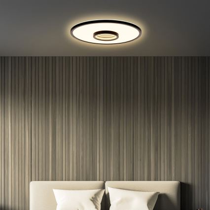 Briloner 3847015 - Φωτιστικό οροφής TORO LED/18W/230V Ø 42 εκ. μαύρο