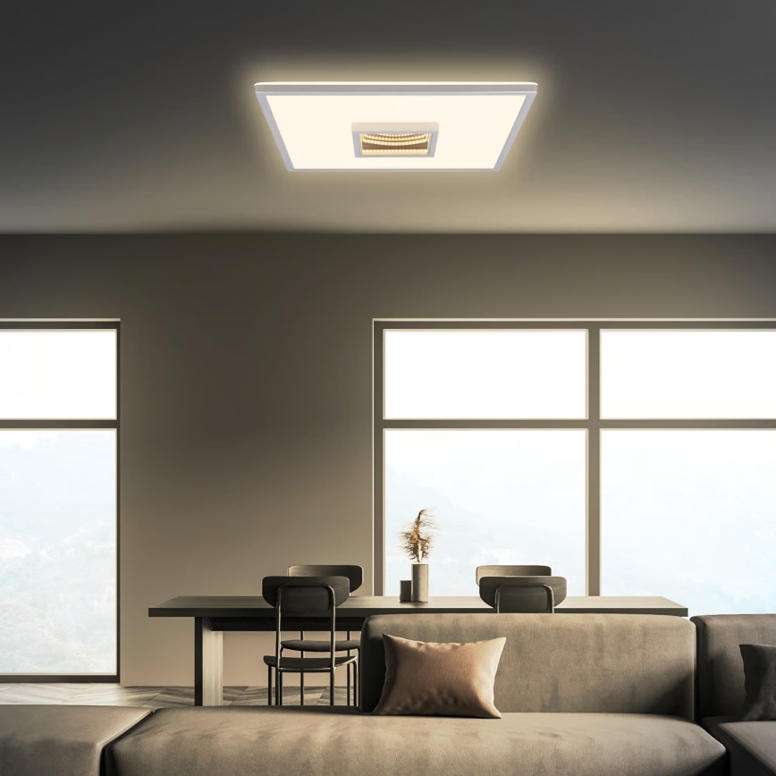 Briloner 3848014 - Φωτιστικό οροφής LED TORO LED/18W/230V 42x42 cm ματ χρώμιο