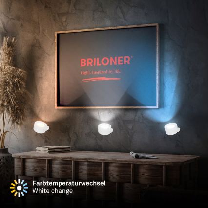 Briloner 3896016 - LED ρυθμιζόμενο επαναφορτιζόμενο επιτοίχιο φωτιστικό TARI LED/1,6W/5V 1500 mAh λευκό