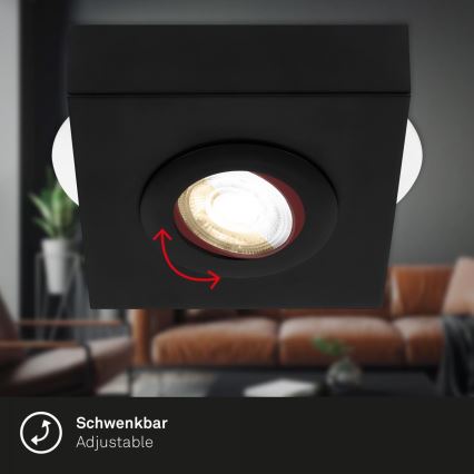 Briloner 3996015 - LED Σποτ CTS LED/4W/230V 2700/4000K μαύρο