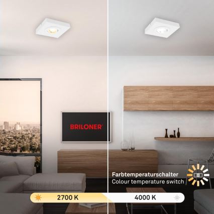 Briloner 3996016 - LED Σποτ CTS LED/4W/230V 2700/4000K λευκό