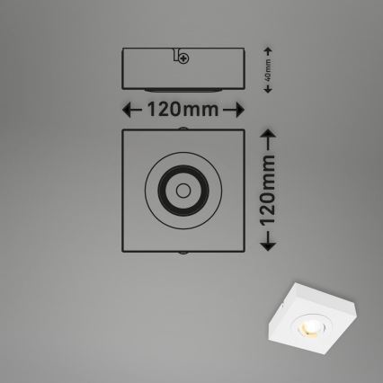 Briloner 3996016 - LED Σποτ CTS LED/4W/230V 2700/4000K λευκό