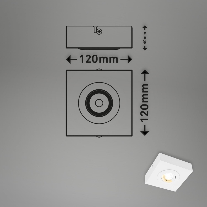 Briloner 3996016 - LED Σποτ CTS LED/4W/230V 2700/4000K λευκό