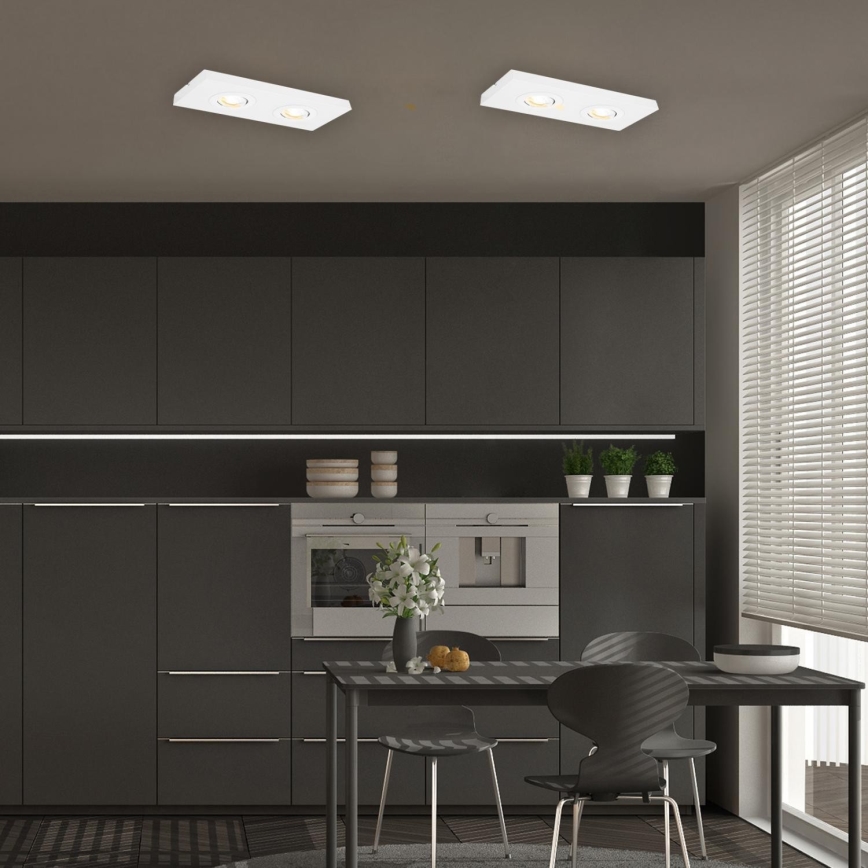 Briloner 3996026 - LED Σποτ CTS 2xLED/4W/230V 2700/4000K λευκό