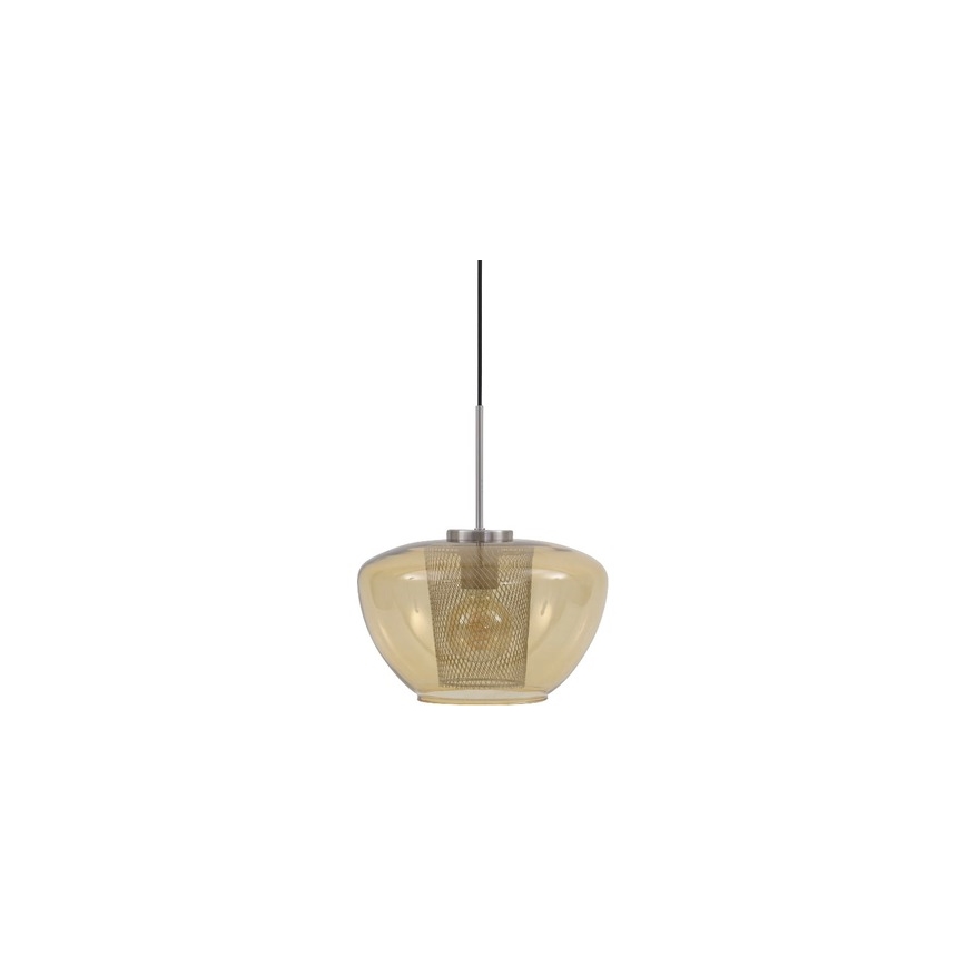 Briloner 4016-017 - Κρεμαστό φωτιστικό οροφής SEVENTIES 1xE27/40W/230V πορτοκάλι