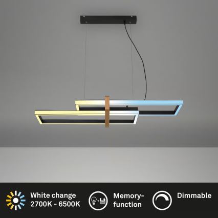 Briloner 4768015 - Ρυθμιζόμενος LED πολυέλαιος σε καλώδιο LED/44W/230V 2700-6500K 100 cm + τηλεχειριστήριο
