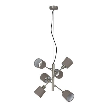 Briloner 4810-062 - Φωτιστικό οροφής με καλώδιο 6xE14/5,5W/230V