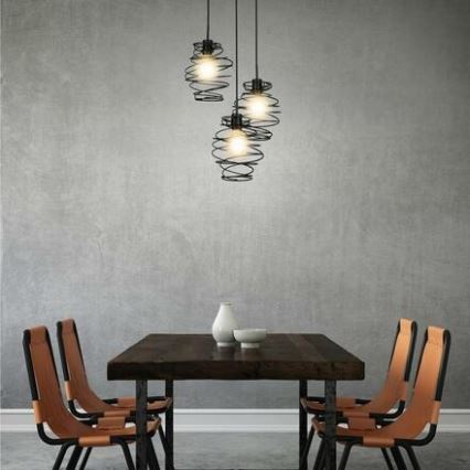 Briloner 4870-035 - Κρεμαστό φωτιστικό με καλώδιο 3xE27/60W/230V