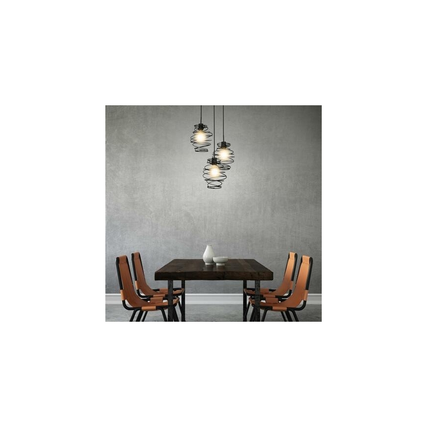 Briloner 4870-035 - Κρεμαστό φωτιστικό με καλώδιο 3xE27/60W/230V