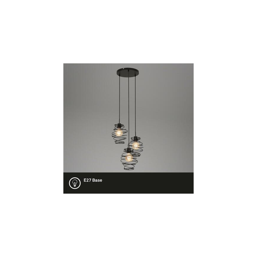 Briloner 4870-035 - Κρεμαστό φωτιστικό με καλώδιο 3xE27/60W/230V