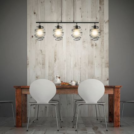 Briloner 4871-045 - Κρεμαστό πολυέλαιο με καλώδιο 4xE27/60W/230V