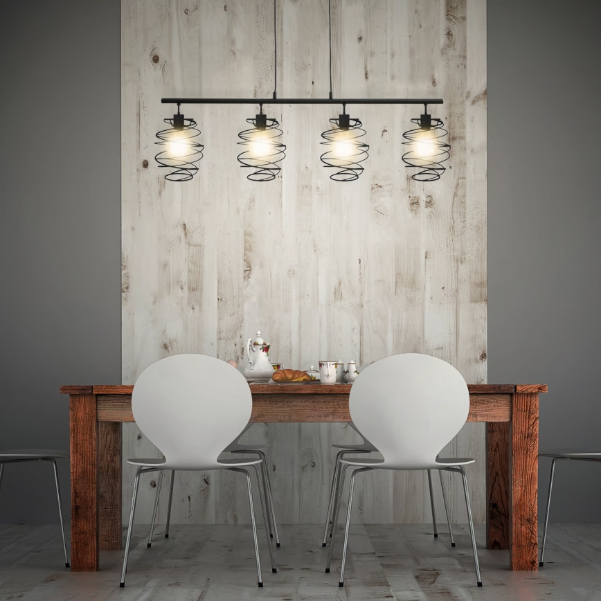 Briloner 4871-045 - Κρεμαστό πολυέλαιο με καλώδιο 4xE27/60W/230V