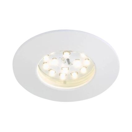 Briloner 6994-036 - Σετ 3 LED εντοιχισμένα φωτιστικά οροφής για μπάνιο, LED/5W/230V IP44