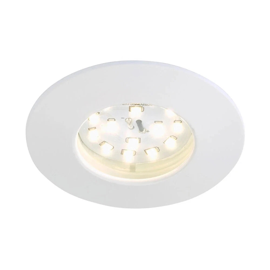 Briloner 6994-036 - Σετ 3 LED εντοιχισμένα φωτιστικά οροφής για μπάνιο, LED/5W/230V IP44