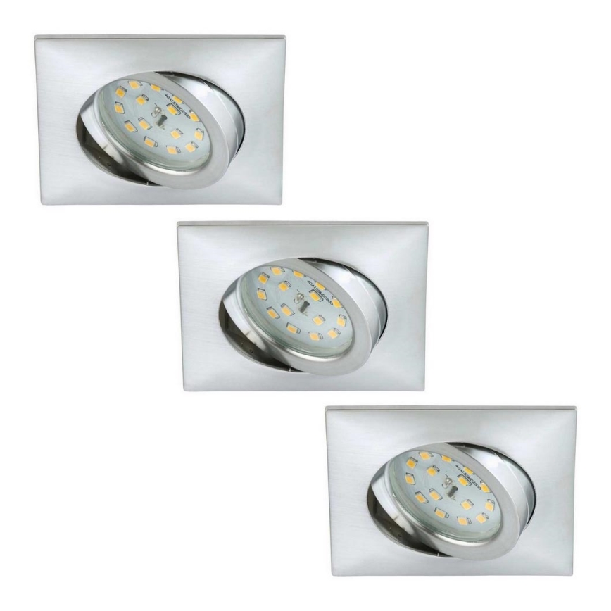 Briloner 6997-039 - Σετ 3x LED φωτιστικά οροφής για μπάνιο LED/5W/230V IP23