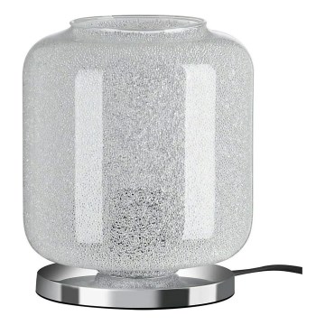 Briloner 7011-018 - Επιτραπέζιο φωτιστικό COLD 1xE27/40W/230V διάφανο/γυαλιστερό χρώμιο