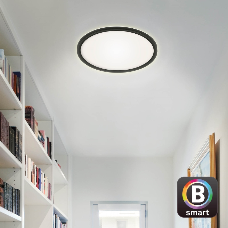 Briloner 7058-015 - LED Φωτιστικό dimming SLIM LED/18W/230V 2700-6500K Wi-Fi Tuya + τηλεχειριστήριο