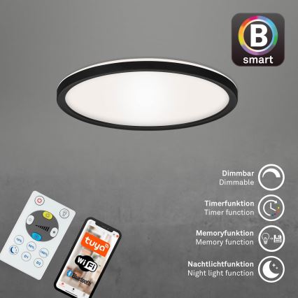 Briloner 7058-015 - LED Φωτιστικό dimming SLIM LED/18W/230V 2700-6500K Wi-Fi Tuya + τηλεχειριστήριο