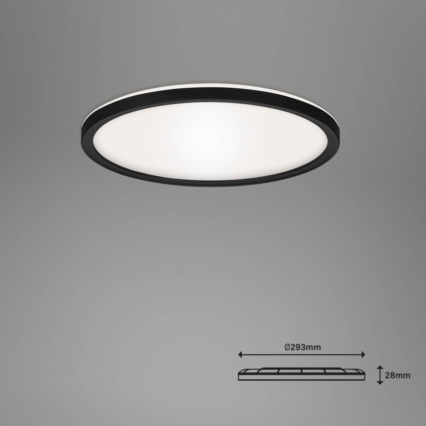 Briloner 7058-015 - LED Φωτιστικό dimming SLIM LED/18W/230V 2700-6500K Wi-Fi Tuya + τηλεχειριστήριο