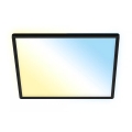 Briloner 7060-015 - Ρυθμιζόμενο επιφανειακό πάνελ SLIM LED/22W/230V 2700-6500K 42x42 cm μαύρο Wi-Fi Tuya + τηλεχειριστήριο