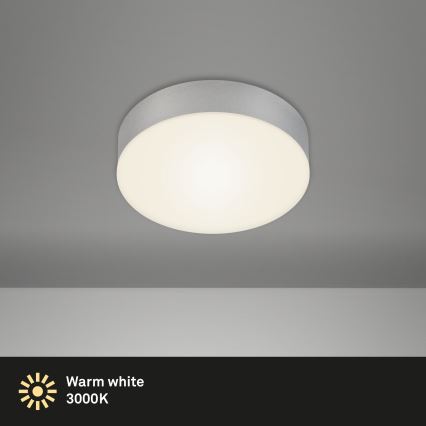 Briloner 7064014 - Φωτιστικό οροφής LED FLAME LED/11W/230V ασημί