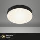 Briloner 7065-015 - Φωτιστικό οροφής LED FLAME LED/16W/230V μαύρο